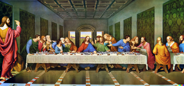Leonardo Utolsó vacsora kiegészítve
