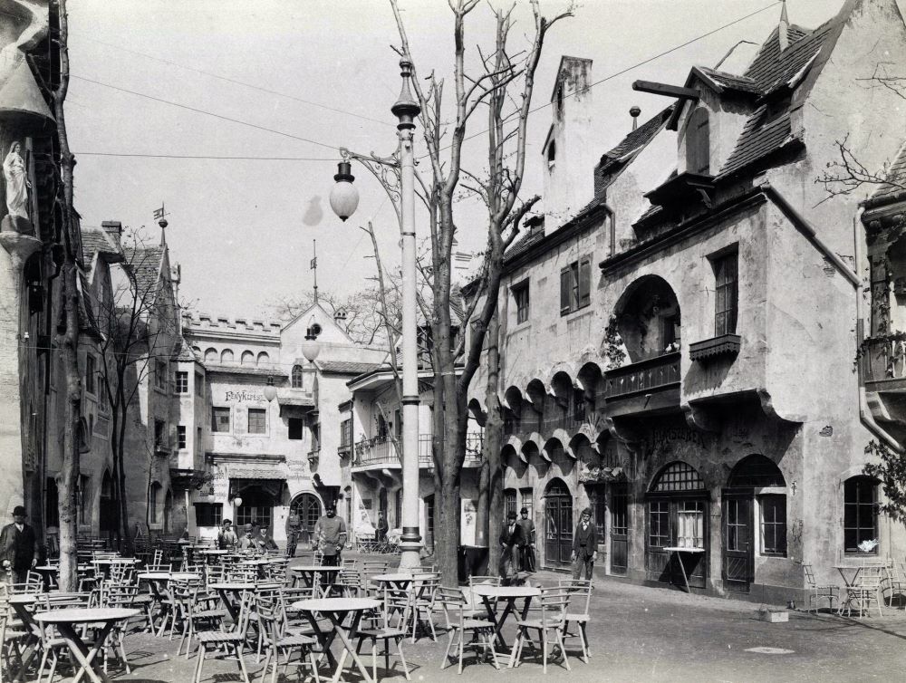 Az Ős-Budavára mulatókomplexum Nagykávéháza 1896-ban.