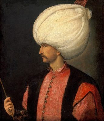 Nagy Szulejmán Tiziano festményén 153 körül