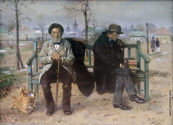 Vladimir Makovsky – Egy optimista és egy pesszimista, 1893