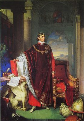 Széchényi Ferenc gróf Johann Ender festményén