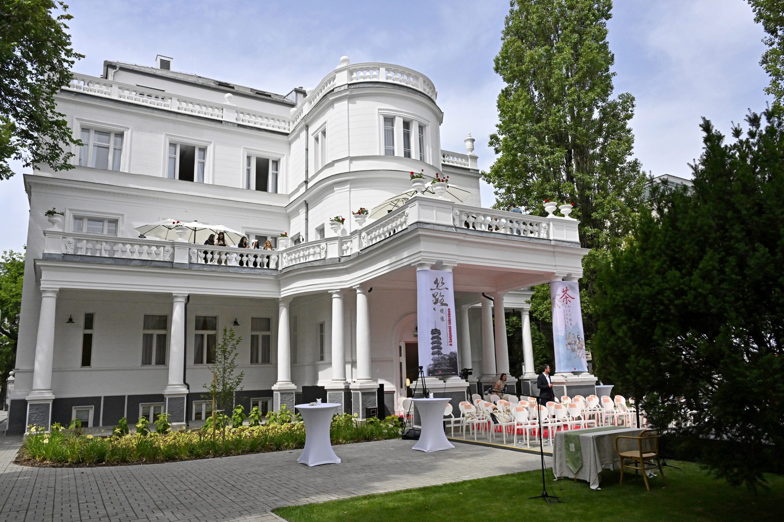 A budapesti Kínai Kulturális Központ Zuglóban a megnyitója napján, 2024. június 20-án.