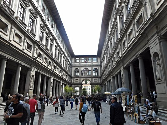 Az Uffizi palota Vasari egyik fő műve