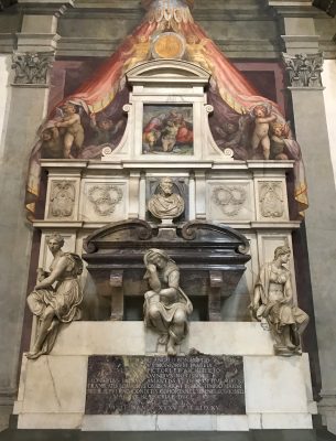 Michelangelo firenzei síremléke is Vasari alkotása