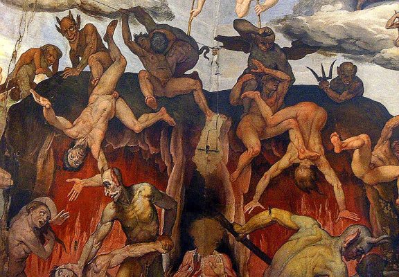A firenzei dóm kupolájának festménye az Utolsó ítélet is Vasari műve