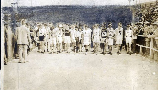 A maratonfutás rajtja