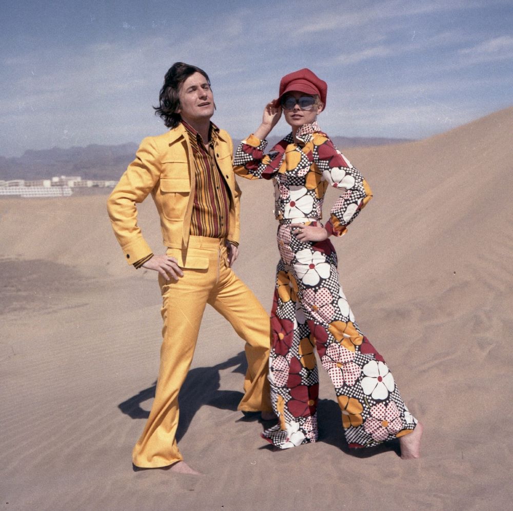 A Kanári-szigeteki Maspalomas sivatagban 1973-ban.